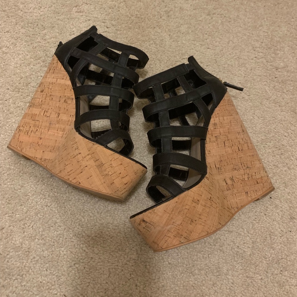 Gladiator Cork Wedge